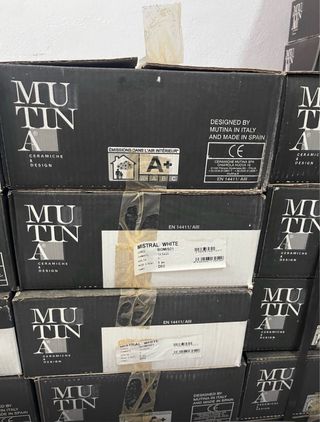 Celosía cerámica diseño blanco 50€ caja de 3 ud