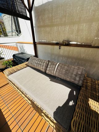 Juego de Jardín Ratán y Cristal