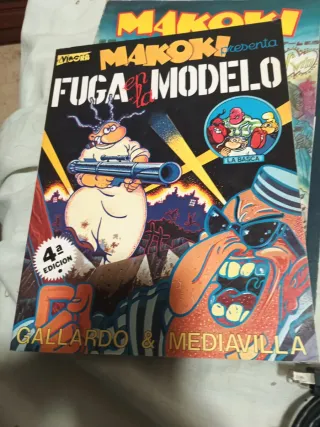 Cómic Makoki presenta fuga en la modelo