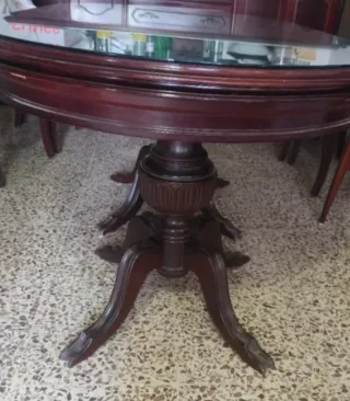 Mueble Comedor Madera Caoba.