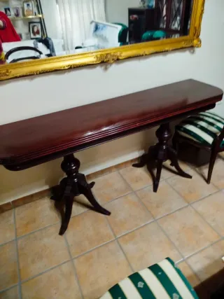 Mueble Comedor Madera Caoba.