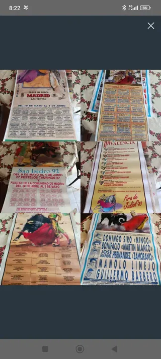 Carteles de toros / tengo mas