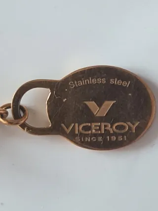 Pulsera Viceroy Negra y Dorada