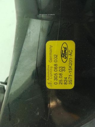 Ford 23206991 faro 3s7115k201ac mondeo iii 1.8 16v