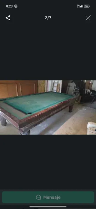 Mesa de billar francés carambola