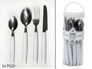 Set Posate Avril Acciaio Inox 24 Pezzi