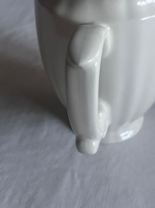 Jarrita La Cartuja de Sevilla Porcelana Blanca