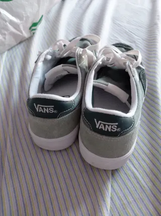 Zapatillas Vans Talla 40.5 Verde Agua