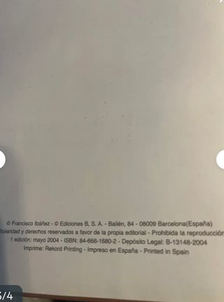 Cómic Mortadelo y Filemón