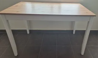 MESA COMEDOR IKEA LERHAMN MADERA.