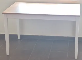 MESA COMEDOR IKEA LERHAMN MADERA.