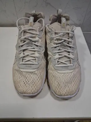 Nike React Vision Talla 43 Beige/Blanco