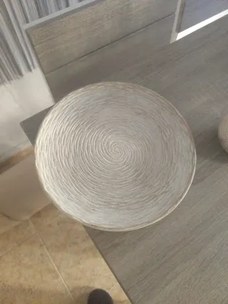 Plato decorativo de madera