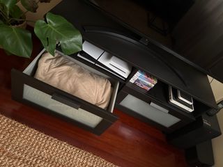 Mueble TV Madera y Cristal