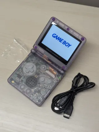 Game Boy Advance SP Lilla Custom IPS V5