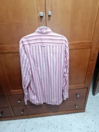 Camisa Burberry Rayas Rosas Talla M