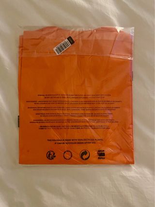 Camiseta G-Star RAW Naranja Talla L Nueva
