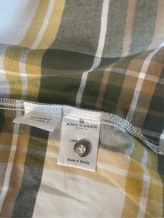 Camisa cuadros Amundsen hombre S