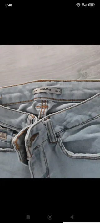 Lote 6 pantalones vaqueros varias marcas T.34