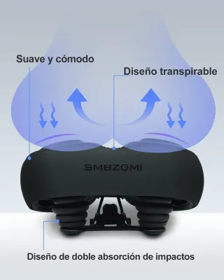 Sillín de Bicicleta Cómodo Viscolástico Universal