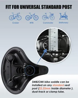 Sillín de Bicicleta Cómodo Viscolástico Universal