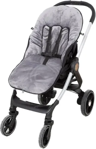 Saco polar silla polipiel gris