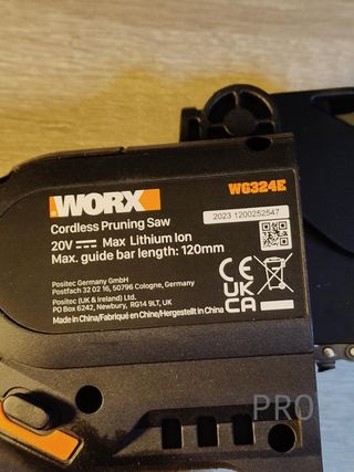 Mini motosierra a batería 20V WORX