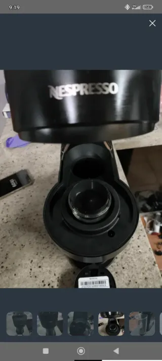 Cafetera de cápsulas Nespresso