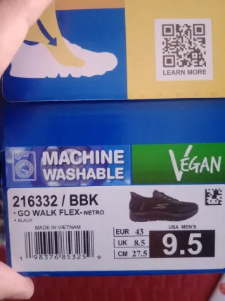 Skechers GO WALK FLEX Slip-ins Negras talla 43