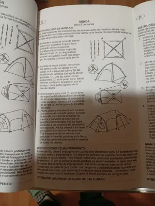 Tienda de campaña 3 personas