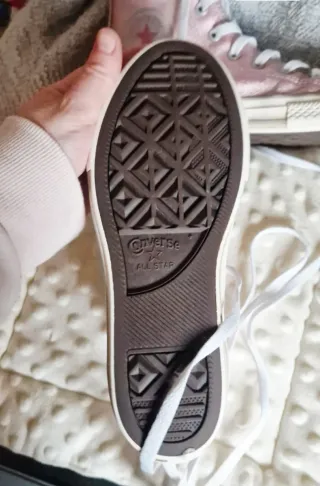 Converse Niña Rosa Metálico Talla 36