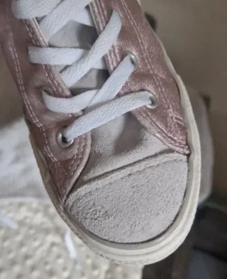 Converse Niña Rosa Metálico Talla 36