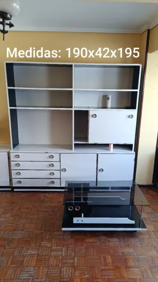 Set de muebles de salón vintage 80s