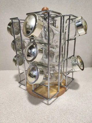 Especiero giratorio con 11 frascos