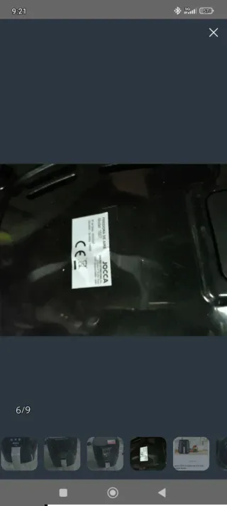 Freidora de aire JOCCA 200°