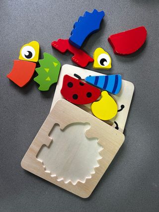 Puzzle de madera infantil pack de 2