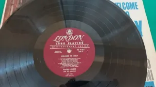 Marino Marini Welcome To Italy LP London USA Raro