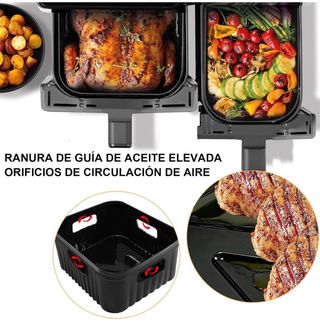 Accessori per friggitrice ad aria senza olio Dual Zone per Cecot