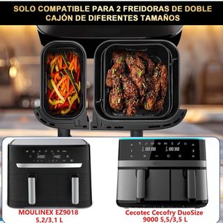 Accessori per friggitrice ad aria senza olio Dual Zone per Cecot