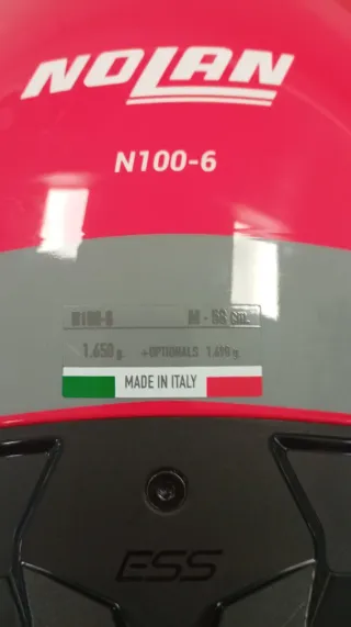 Casco Moto N100-6 Incógnito Red