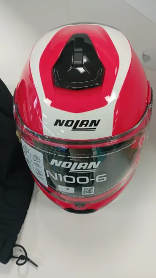 Casco Moto N100-6 Incógnito Red