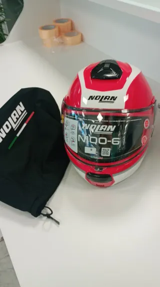 Casco Moto N100-6 Incógnito Red