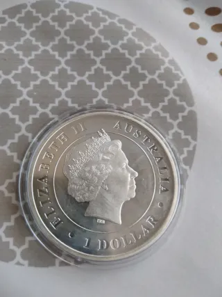 Moneda Plata 1 Oz Araña Australia 2015