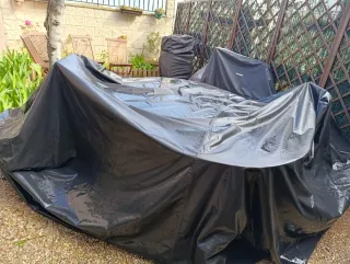 Mesa y sillas exterior de Teka