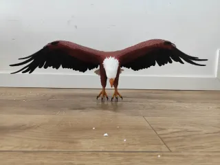 Escultura espantapájaros Águila Calva Realista