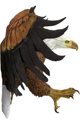 Escultura espantapájaros Águila Calva Realista