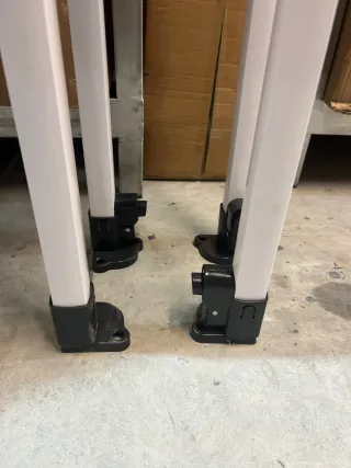 Carpa Plegable 2X2 Estándar Hierro 30 mm, Blanco