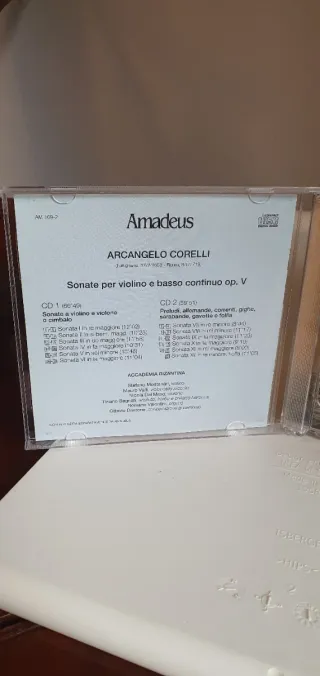 CD Corelli Sonate per violino e basso continuo op.