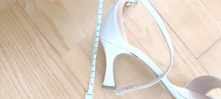 Sandali Pittarello bianco ghiaccio con tacco