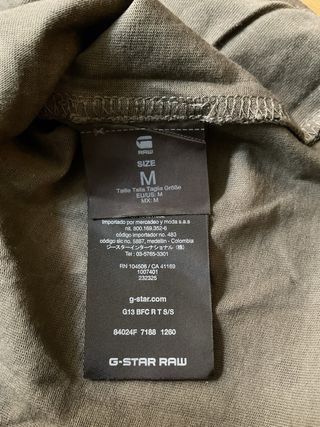 Camiseta manga corta de hombre de G-Star Raw (M)